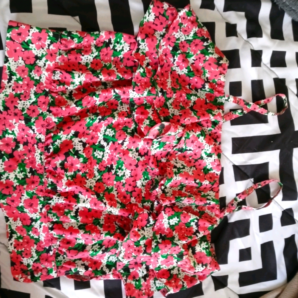 Crop Top Flowered